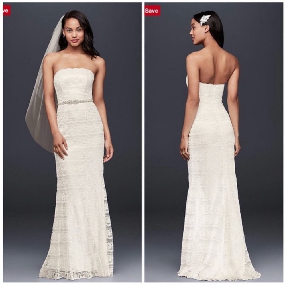 Ivory Lace Galina Wedding Dress